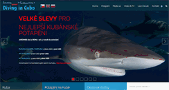Desktop Screenshot of divingincuba.cz