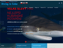 Tablet Screenshot of divingincuba.cz